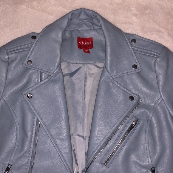 Authentic Guess Leather Jacket - Picture 3 of 4